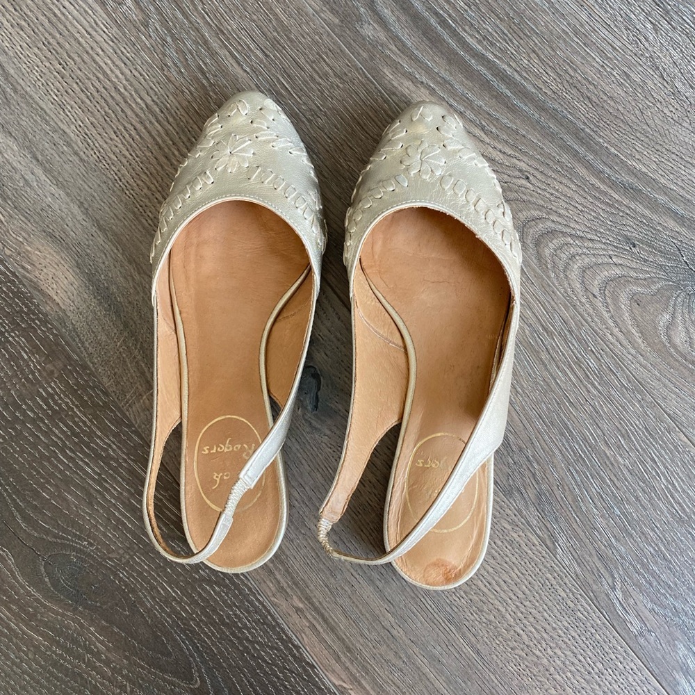 Jack Rogers sling back flats